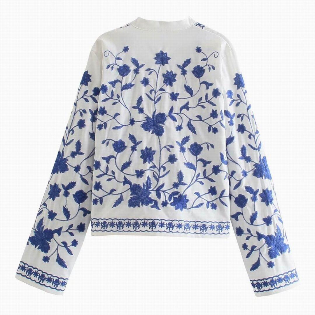 Camisa Feminina Flores do Outono
