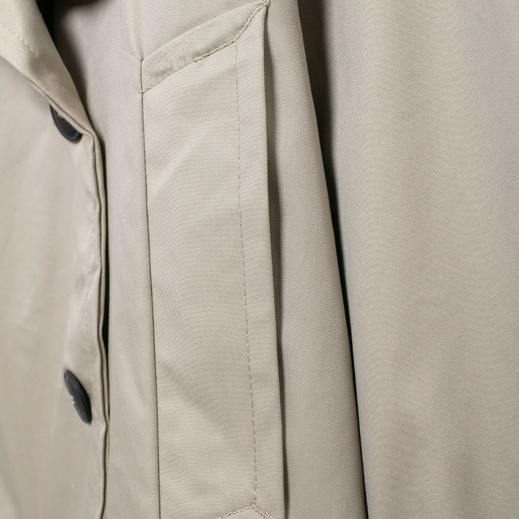 Jaqueta Feminina Trench Lapela