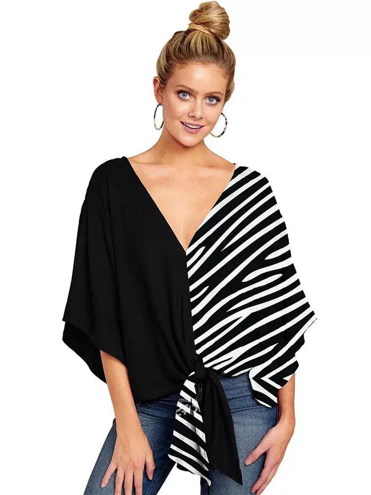 Camisa Feminina Gola V Ellie
