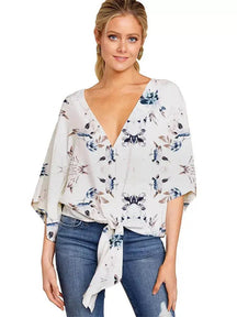 Camisa Feminina Gola V Ellie