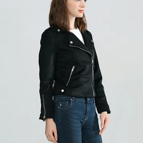 Jaqueta Feminina de Couro